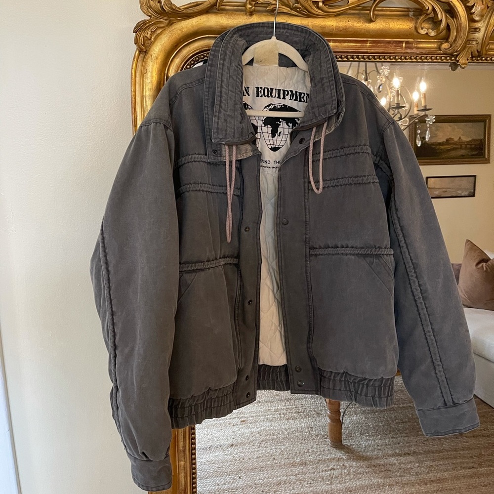 Vintage workwear bomber jacket